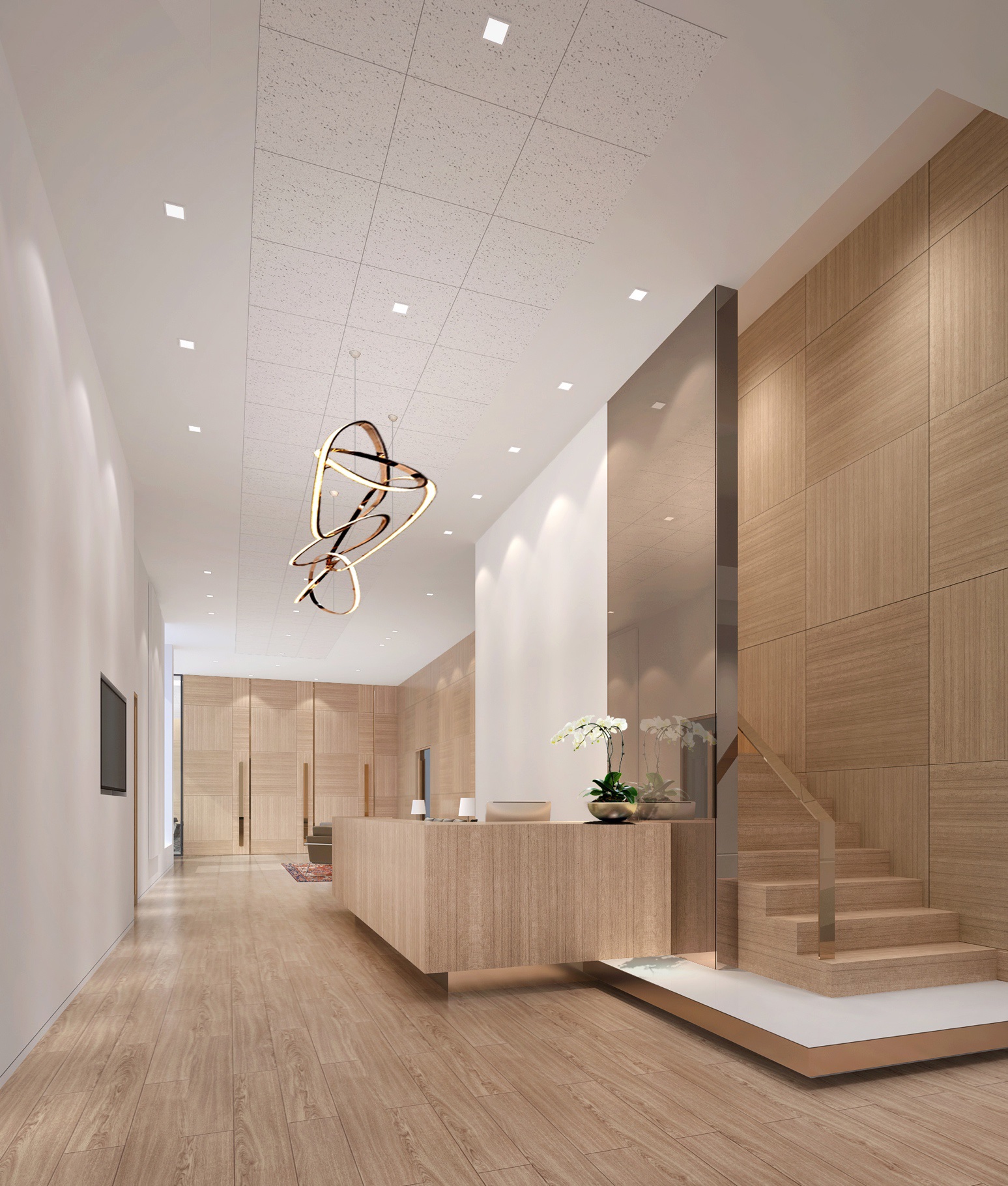 Lobby toward conference room