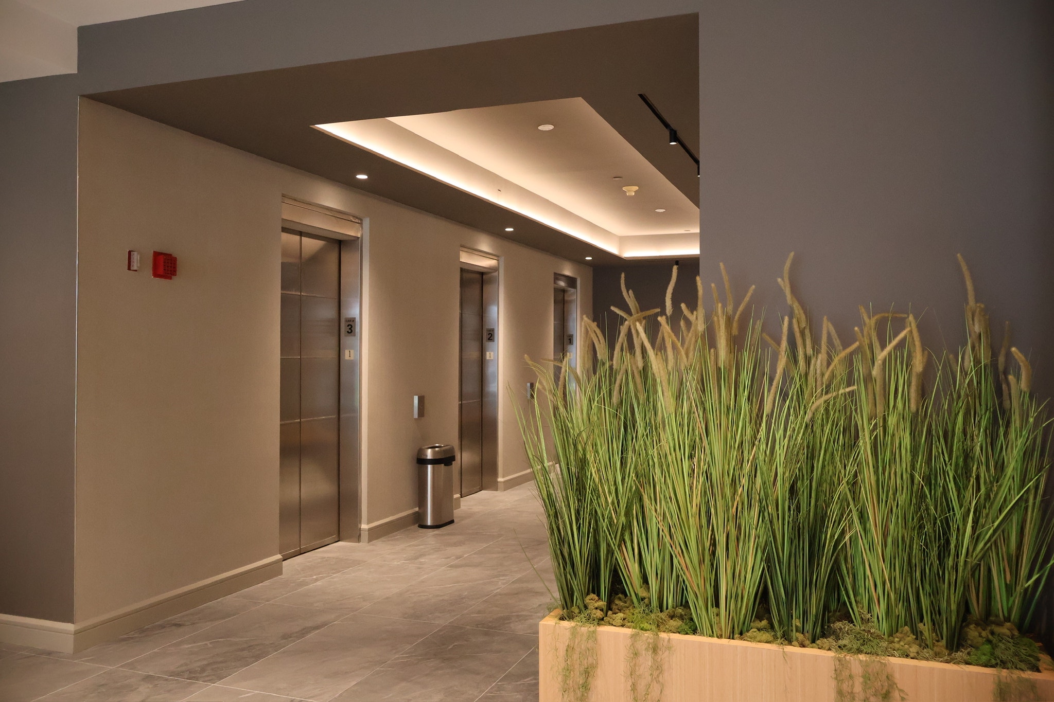 bespoke millwork at 4 Columbus Circle